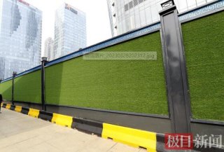 工地圍擋成為城市風景線，武漢地鐵新型裝配式圍擋亮相